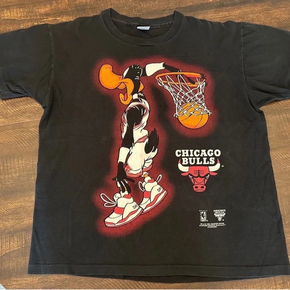 Anvil Kids Black and Red Basketball Graphic Tee